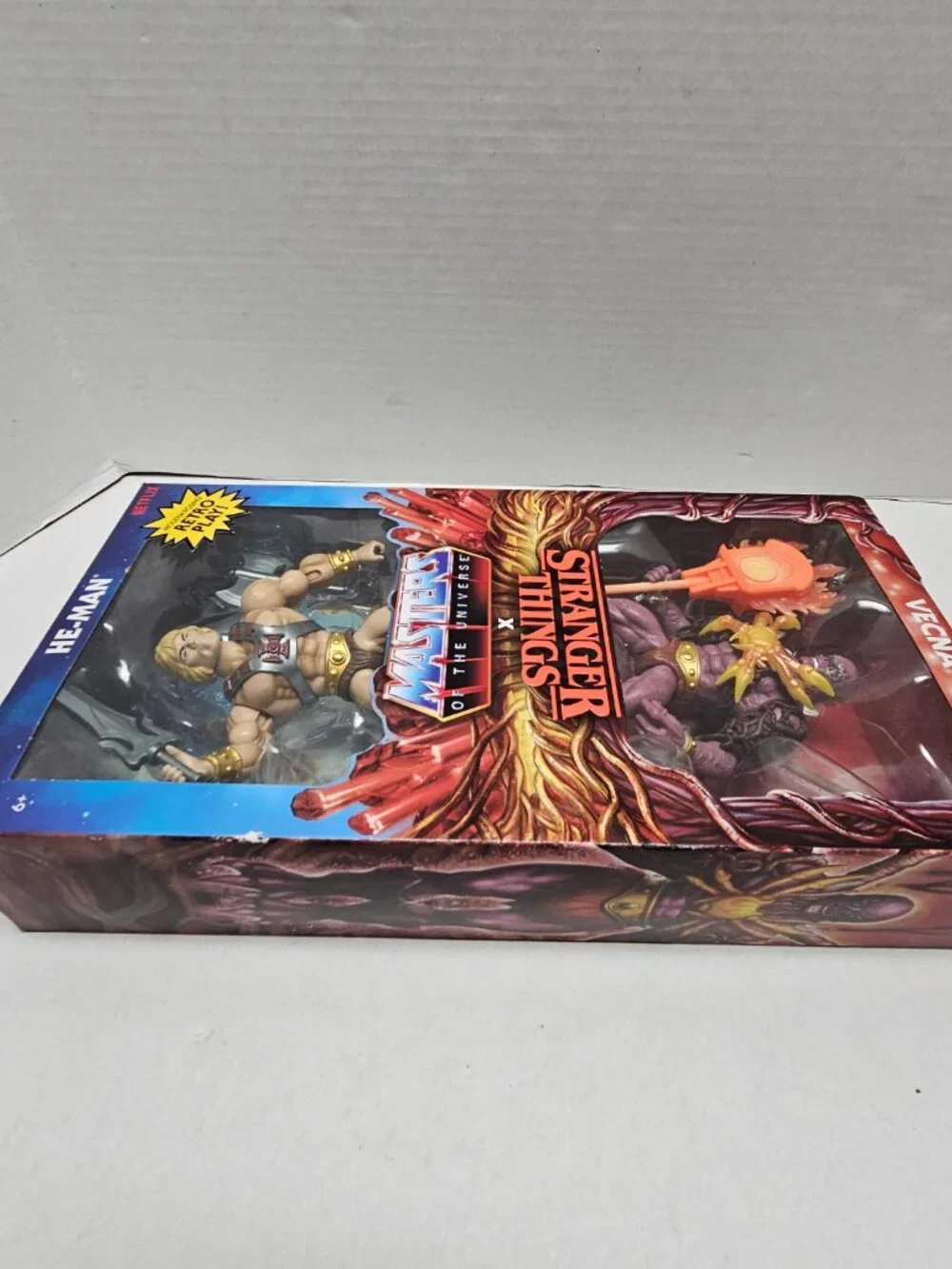 New Masters of the Universe Origins X Stranger Things Action 2 Pack He Man Vecna